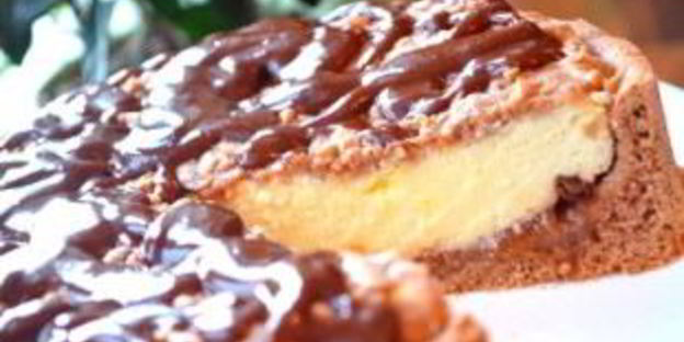 творожный пирог с вареньем