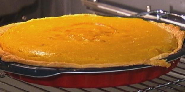 тыквенный пирог с имбирем и корицей