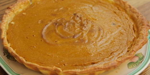 тыквенный пирог с имбирем и корицей