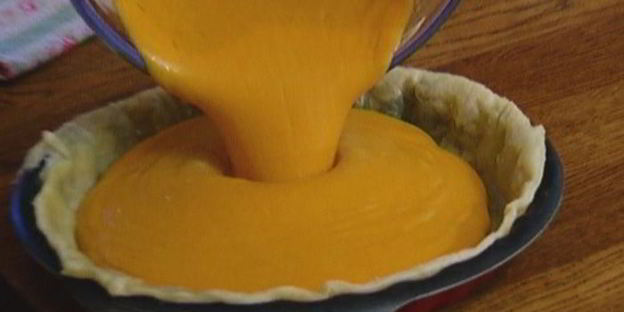 тыквенный пирог с имбирем и корицей