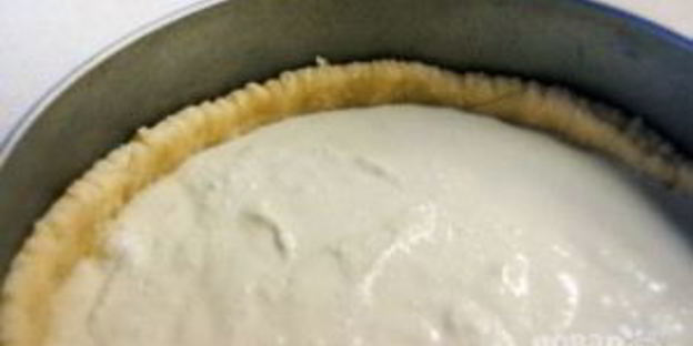 вишневый пирог из творожного теста