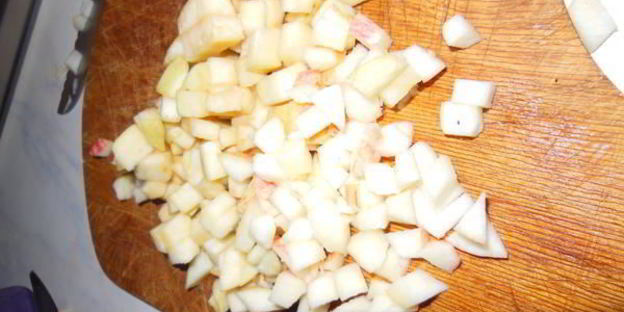 яблочно-кокосовый пирог