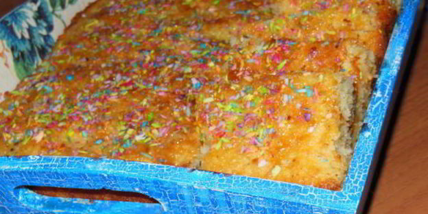 яблочно-кокосовый пирог