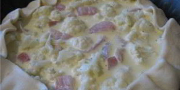 заливной пирог с рыбой