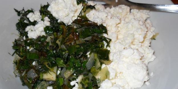 кутабы с зеленью