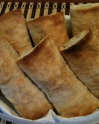 Ленивые пирожки с картошкой и белыми грибами