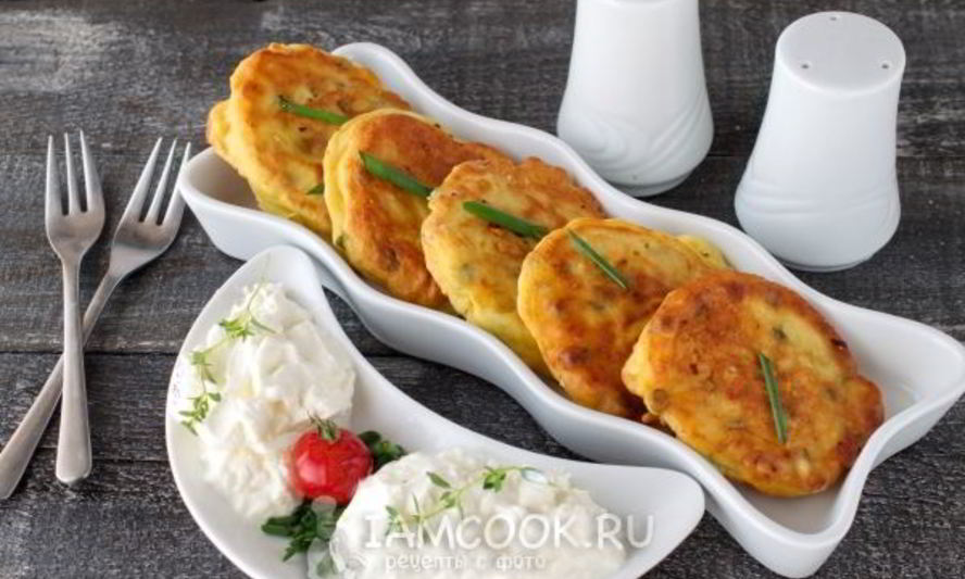 Рецепт ленивых пирожков с яйцом и зеленым луком