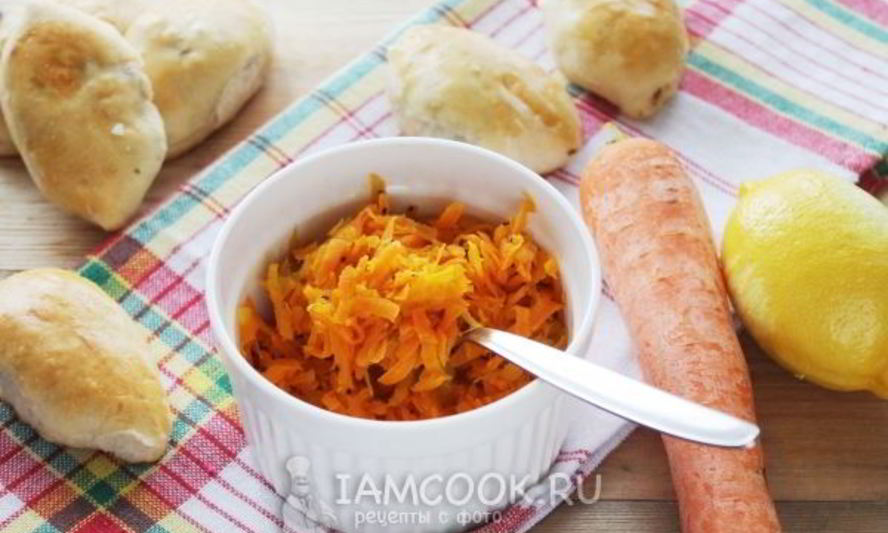 Рецепт начинки из моркови для пирожков