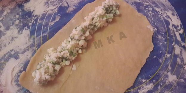 пирожки-малыши из чудо-теста с луком и яйцом в духовке