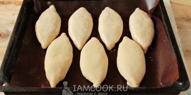 пирожки на кефире без дрожжей в духовке