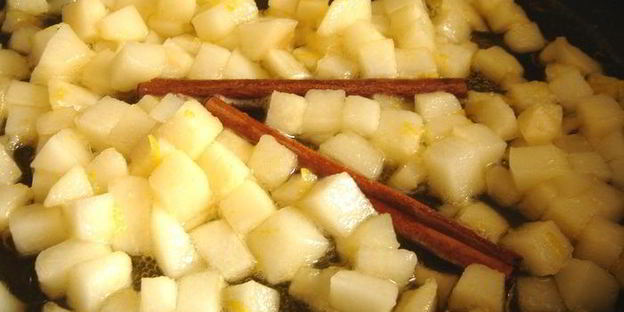 пирожки с грушей и медом