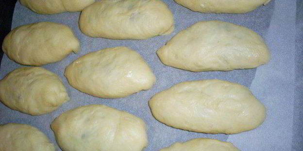 пирожки с начинкой из куриной печенки