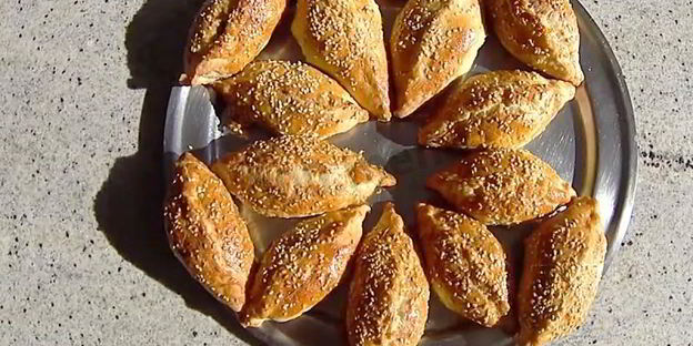 пирожки с печенкой, картошкой и луком