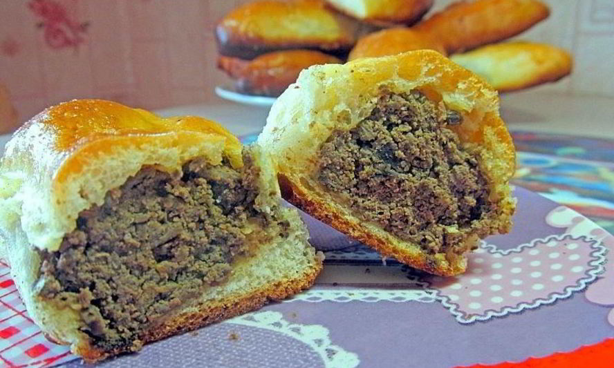 Рецепт пирожков с печенью в духовке