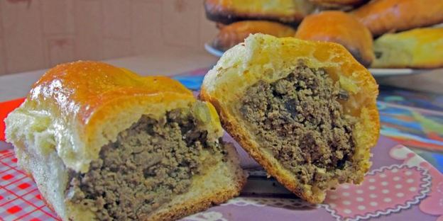 пирожки с печенью в духовке