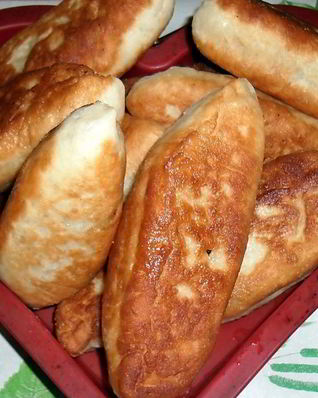 Пирожки с печенью жареные