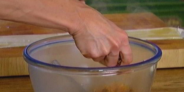 пирожки с тыквой, изюмом и фетой