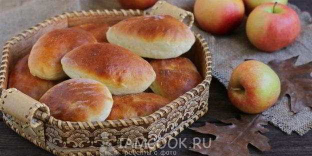 пирожки с яблоками в духовке
