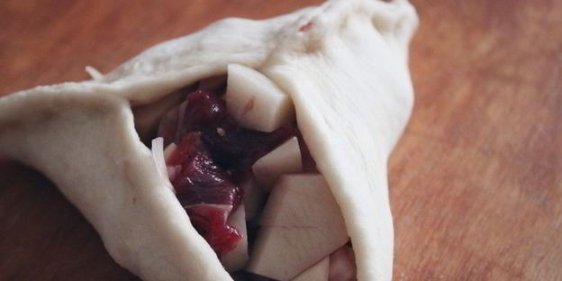 татарские пирожки эчпочмак