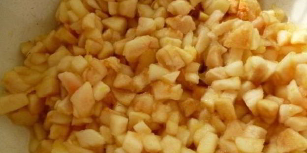 творожные пирожки с яблоками