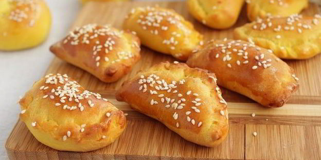 закусочные пирожки с тыквой и чечевицей