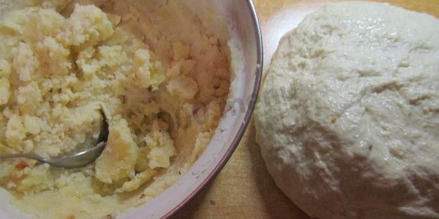 жареные пирожки с картошкой на дрожжах