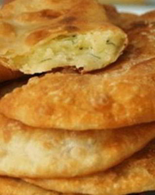 Жареные пирожки с картошкой