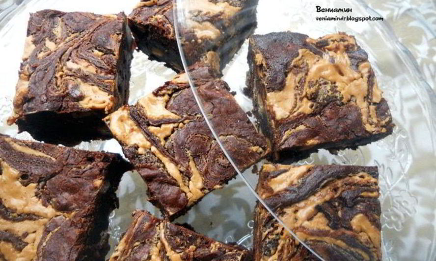 Рецепт брауни с арахисовым маслом
