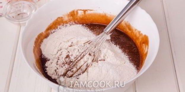 брауни с орехами