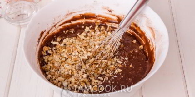 брауни с орехами