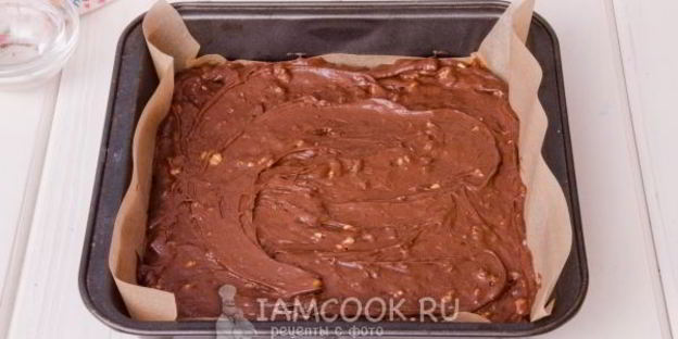 брауни с орехами