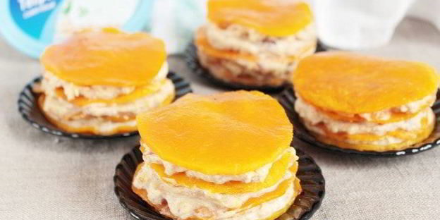 фруктово-тыквенные пирожные