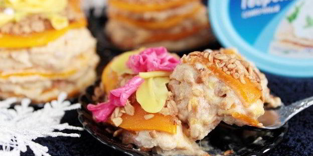 фруктово-тыквенные пирожные