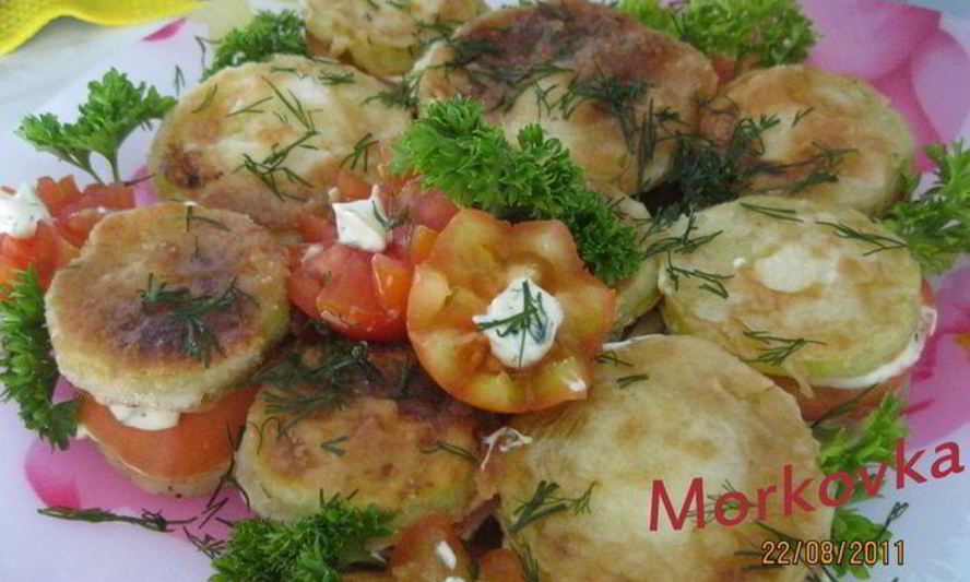 Рецепт кабачкового пирожного