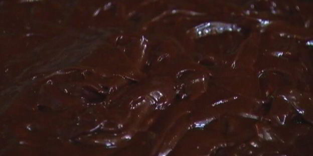 кофейный брауни с черным и белым шоколадом