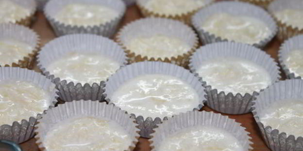 кокосово-сырные пирожные