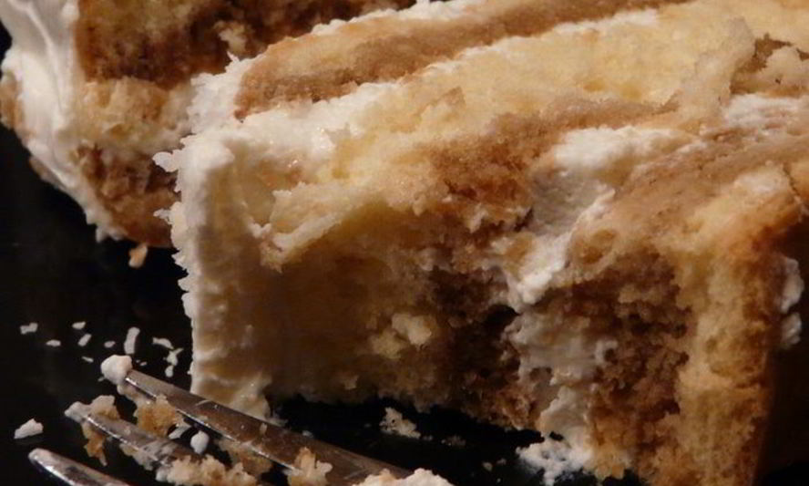 Рецепт легких пирожных с пропиткой