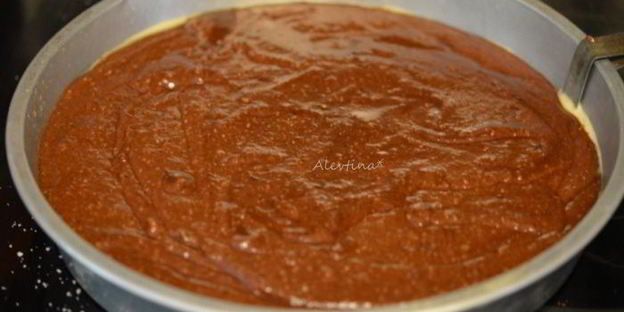 миндальный брауни праздничный