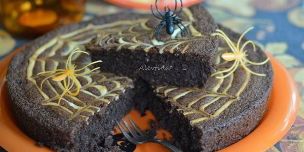 миндальный брауни праздничный