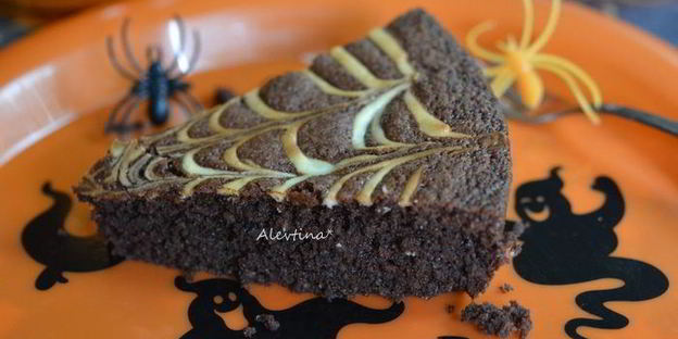 миндальный брауни праздничный