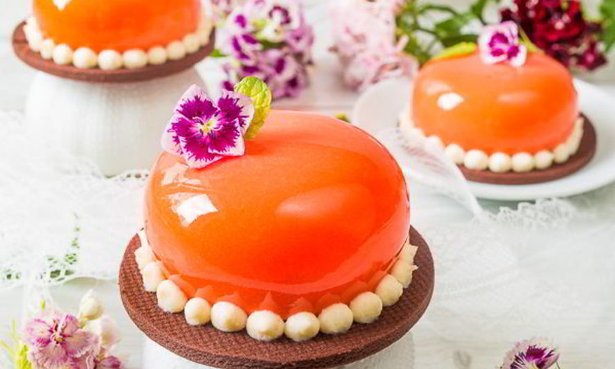 Рецепт муссового пирожного с шоколадом и маракуйей