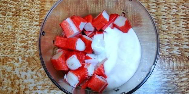 муссовое пирожное экзотический краб