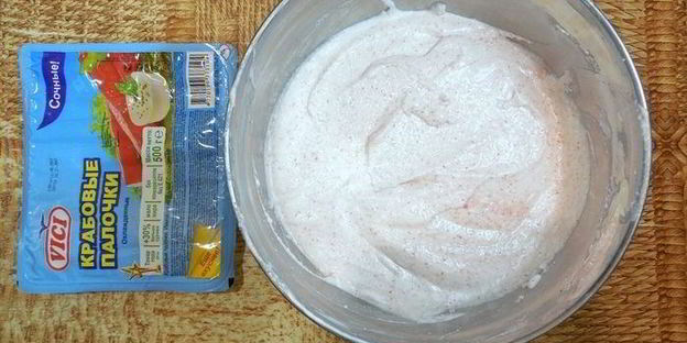 муссовое пирожное экзотический краб