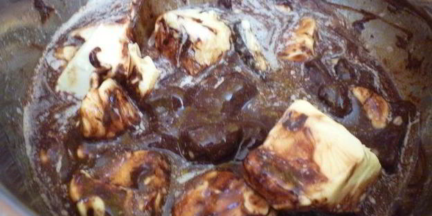 острые трюфельные шоколадные брауни