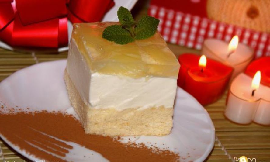 Рецепт пирожного ананасовый десерт