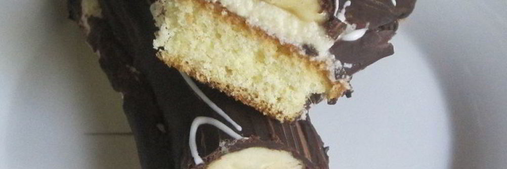 Пирожное Бананы в шоколаде