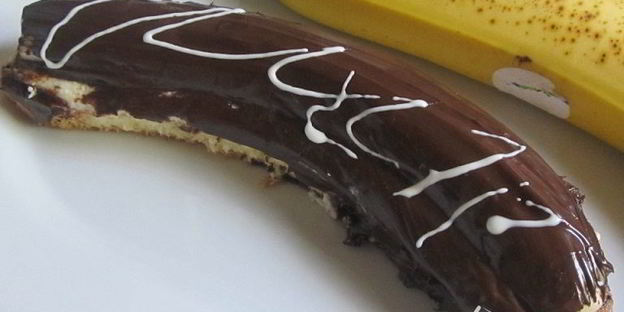 пирожное бананы в шоколаде