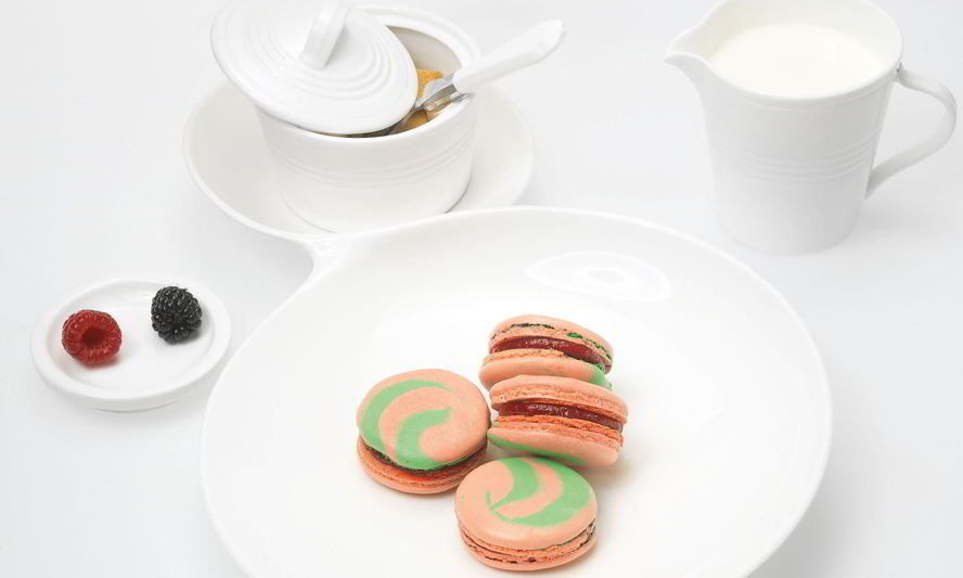 Рецепт пирожного макарон с малиной и анисом