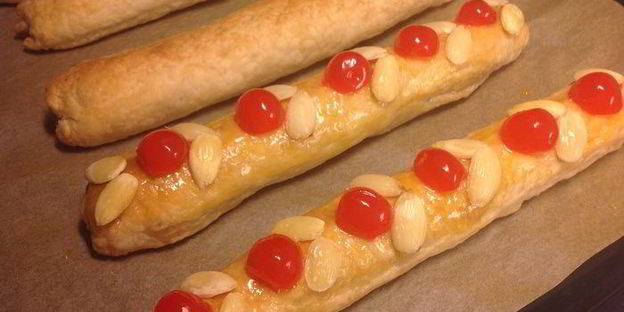 пирожные австрийские марципановые рулетики