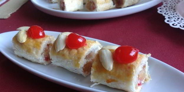 пирожные австрийские марципановые рулетики